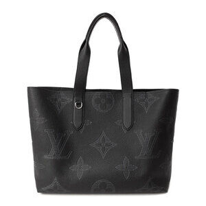 Louis Vuitton Monogram Taurillon Shadow Black Cabas Voyage NV Tote Bag